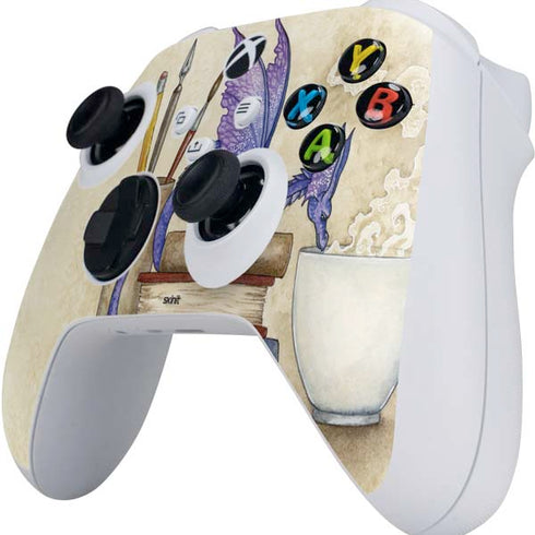 Amy Brown Whats in Here Coffee Dragon Xbox Series S Controller Skin